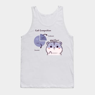 Cat Composition Tank Top